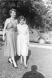 Shirley and cousin Gail Cairns.   The Cairns family lived in Fennimore, WI.